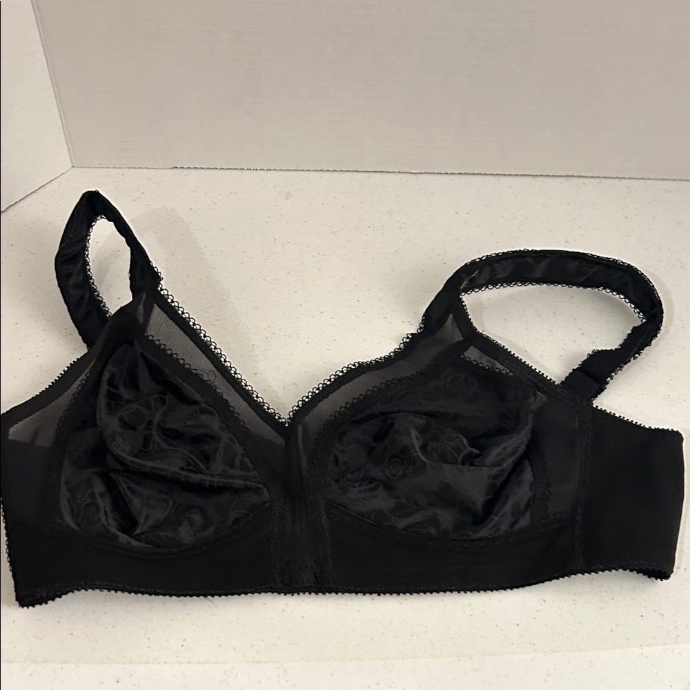 Playtex Black Sheer Lace Bra